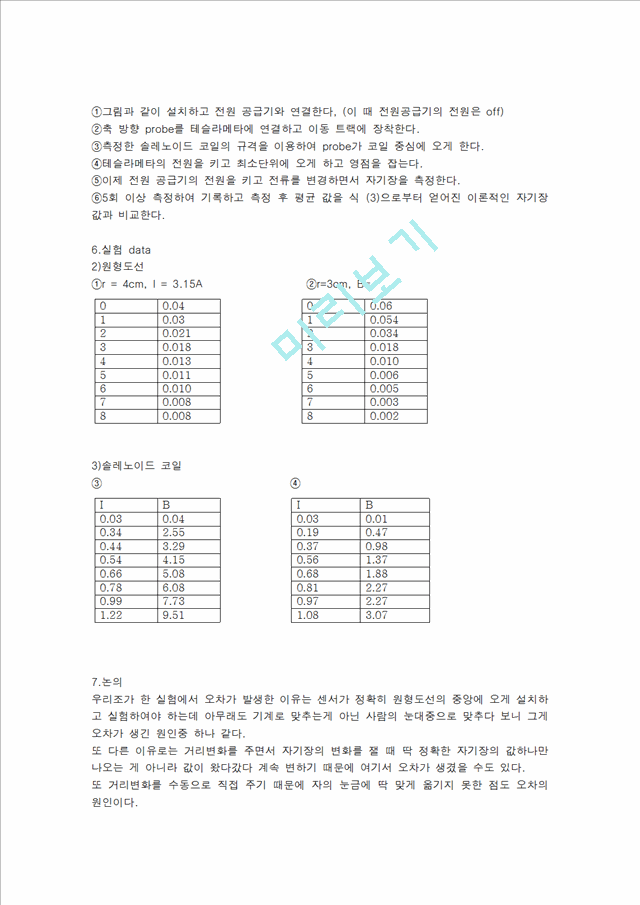 [레포트] 암페어의 법칙.hwp